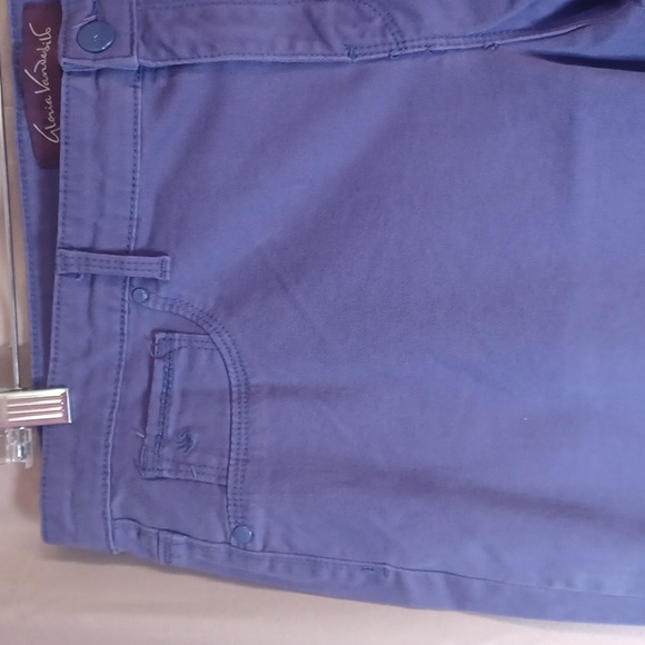 Gloria Vanderbilt Purple Sadie Slim High Rise Jeans, Stretch 16 - Picture 4 of 13